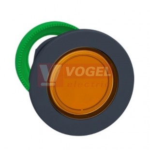 ZB5FV053  signální hlavice pro integrovanou LED, oranžová, materiál plast, mont.otvor 30mm, zapuštěné provedení