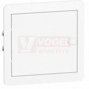 Rozvodnice  12M IP30 1ř RESI9 KV (R9H10835) zapuštěná, do dutých příček, barva bílá, plast/dveře ocel.plech, svorkovnice, RAL9016, odolnost 850°C, švh 344x349x(90+13)mm