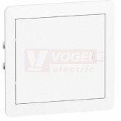 Rozvodnice  12M IP30 1ř RESI9 KV (R9H10835) zapuštěná, do dutých příček, barva bílá, plast/dveře ocel.plech, svorkovnice, RAL9016, odolnost 850°C, švh 344x349x(90+13)mm