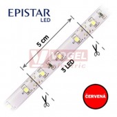 LED pásek 60LED/m, 3528, IP68, červená, 12V FKLP-12/3528/060-IP68-R, cívka 5m, článek 5cm