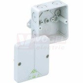 Abox-i 025 AB-L rozbočovací krabice, prázdná, šedá, IP65, IK08, rozměr 80x80x52mm (49490201)