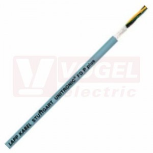 Unitronic FD P plus 10x0,34mm2 kabel datový, bezhalogenový, vysoce flexibilní, barevné žíly podle DIN 47100, šedý vnější plášť z PUR, použití do energ.řetězů, aprobace UL/CSA, RAL7001 (0028672)