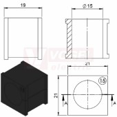 EMC-KT15 vložka EMC černá, průměr 15-16mm (99472)
