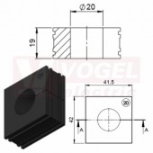 EMC-KT20 vložka EMC černá, průměr 20-21mm (99479)