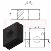 EMC-KT17 vložka EMC černá, průměr 17-18mm (99476)
