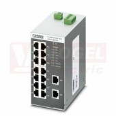 FL SWITCH SFN 16TX Přepínač Ethernet, s 16 porty TP-RJ45, detekce přenosové rychlosti 10 nebo 100 MBit/s (RJ45), funkce Autocrossing (2891933)