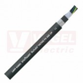 Ölflex PETRO FD 865 CP 300/500V 30G  0,5 stíněný bezhalogenový ovládací kabel, do energet.řetězů, černý/modrý vnější plášť z PUR, vnitřní plášť z TPE, odolný proti MUD a mech.poškození, černé čísl.žíly se zl/žl - certifikovaný (0023309)