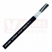 Ölflex ROBUST FD  5G  1,0mm2 kabel vysoce flexibilní, do energet.řetezů,  černý vnější plášť z TPE, chemicky odolný, černé čísl.žíly se zl/žl (0026511)