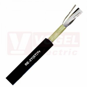 Unitronic RE-2Y(St)Yv 36x2x0,5mm2 kabel datový, počítačový, párový, statické stínění z hliníkem kašírované plastové fólie, černý PVC plášť (0032420) VÝROBA UKONČENA - nahrazeno na UNITRONIC RE-2Y(ST)YV S