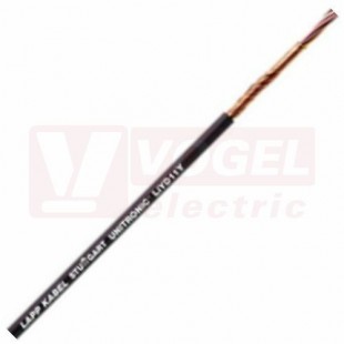 Unitronic LiYD11Y 18x0,25 kabel datový s CU obložením, barevné značení žil DIN 47100, černý plášť z PUR, RAL9005 (0033318)