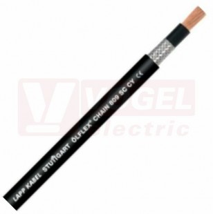 Ölflex CHAIN 809 SC CY 600/1000V 1x  35 stíněný jednožilový kabel, vysoce flexibilní, do energet.řetězů, černý vnější plášť z PVC, vnitřní ČE, certifikovaný pro Severní Ameriku  (1062944)