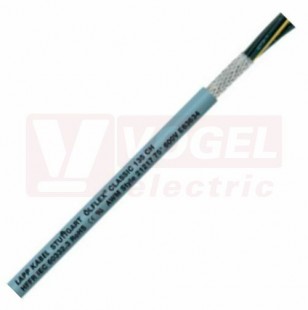 Ölflex Classic 135 CH 300/500V 12G  0,5 kabel bezhalogenový, stíněný, šedý plášť, s protipožárními vlastnostmi, černé čísl.žíly se ze/žl (1123213)