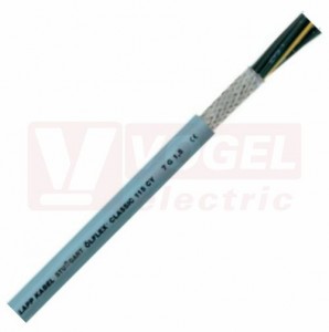 Ölflex Classic 115 CY 300/500V 25G 2,5 kabel stíněný flexibilní, šedý plášt z PVC, černé čísl.žíly se ze/žl (1136425)