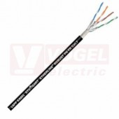 ETHERLINE ROBUST FR Cat.7 FLEX 4x2x26/7AWG kabel pro průmysl.Ethernet, PROFINET, 4 párový, odolnost proti plameni, černý (RAL9005), vnější plášť ze speciálního TPE, stíněný z CU drátů (2170456)