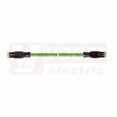 IE-PNB-5-RJ45-20-Y-2-22-7-RJ45 patch kabel PN flex Cat.5, Profinet typ B, 2x konektor RJ45, PVC, barva zelená (RAL6018), stínění měd.opletem, hliníkem kašírovanou pl.folií, UL/CSA (CMG), délka 20m (2171234)