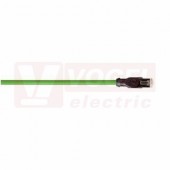 IE-PNB-5-RJ45-20-Y-2-22-7-OE patch kabel PN flex Cat.5, Profinet typ B, konektor RJ45 + volný konec kabelu, PVC, zelená (RAL6018), stínění měd.opletem, hliník. kašírovanou pl.folií, UL/CSA (CMG), délka 20m (2171241)