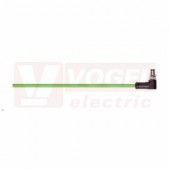 IE-EC-5-M8-A-20-P-2-26-FD-OE patch kabel pro průmys.Ethernet, EtherCat, Cat.5e, M8/4-pin/úhlová/vidlice/kód-A + volný konec kabelu, PUR, barva zelená (RAL6018), do energetických řetězů, IP67, délka 20m (2171735)