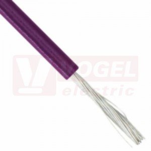 H07V-K  1x22AWG (0,5mm2) fialový, vodič jednožilový PVC, MULTI-STANDARD SC 2.1, aprobace CE / CSA / HAR / RU / UL / EAC / Fire (4160107)