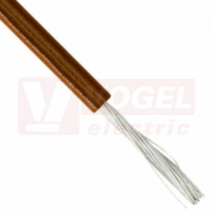 H07V-K 1x12AWG (4mm2) hnědý, vodič jednožilový Cu, MULTI-STANDARD SC 2.1 aprobace UL (MTW), CSA (TEW), HAR (4160603)