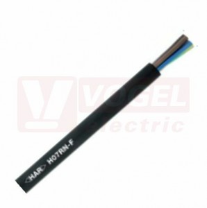 H07RN-F  2x   1,0  450/750V kabel pryžový, bez halogenů, dlouhodobé ponoření, ohybání/zkrut ve smyčce (WTG) -40°C až +90°C, odolný proti UV záření/ozónu, barevné žíly bez zl/žl (4533019)