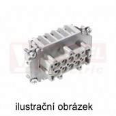 Konektor  10pin Z 16A/500V, krimpovací, průřez připojení 0,5-4mm2, č.1-10, H-EE 10 BCM (10181400)