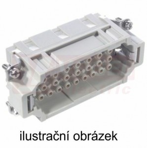 Konektor  32pin Z 16A/500V, krimpovací, průřez připojení 0,5-4mm2, č.33-64, H-EE 32 BCM (10185500)