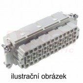 Konektor  46pin Z 16A/500V, krimpovací, průřez připojení 0,5-4mm2, č.1-46, H-EE 46 BCM (10187400)