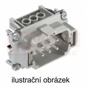 Konektor   6pin V 16A/500V H-BE 6 SS šroubový č.1-6 (10190100)