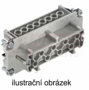 Konektor   6+2pin Z 16A/630V H-BVE 6 BS, šroubový (10240110)