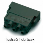 Konektor  10pin V 10A/250V, MCS 10 CG modul., pro připojení krim.kontakty H-D1,6,  0,14-2,5mm2 (10383400)