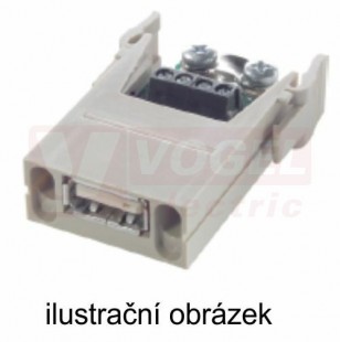 Konektor   4pin+PE Z 1A/30V šroubové připojení 0,08-1,5mm2 (10390700)