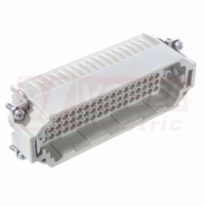 Konektor 108pin V 10A/250V krimpovací připojení 0,14-2,5mm2, č.1-108, (soustružené kontakty) EPIC H-DD 108 SCM (11285300)