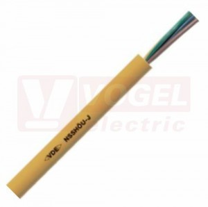 NSSHÖU-J  4G   1,5  600/1000V kabel pryžový, pro hlubinné a povrchové doly, barevné žíly se zl/žl (16005243)