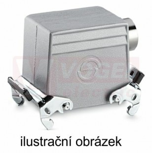 Kryt vel.32, 2-třm., kabelový, úhlový, bez víka, vysoké provedení, bez kabel.vývodky, kabel.vstup M32, H-A 32 TSB M32 (19579000)