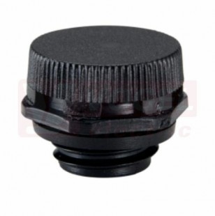 PM 12x1,5 záslepka pro vyrovnání tlaku SKINDICHT VENT černá, délka závitu 10mm, PA6 (51730200)