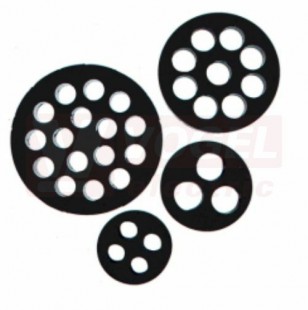 SKINTOP DIX-M  2x5mm 25250 víceděrová vložka do vývodky M25, vnější průměr 21mm, materiál NBR, barva černá (53325250)