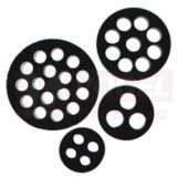 SKINTOP DIX-M  2x5mm 25250 víceděrová vložka do vývodky M25, vnější průměr 21mm, materiál NBR, barva černá (53325250)