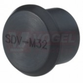 PM 25x1,5 ucpávka SKINTOP SDVR-M ATEX černá, materiál CR, do výbušného prostředí, vysoké krytí, trvalé a bezpečné utěsnění, kulatá hlava 5mm (54113033)