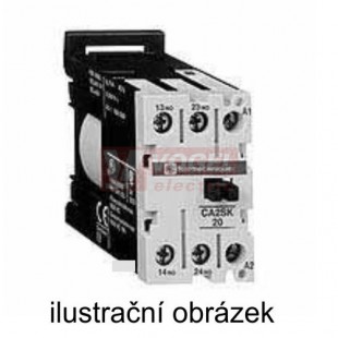 CA2SK20B7   Ministykač pomocný 2"Z"+0"V"  24V 50/60Hz, š.27 mm