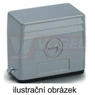 Kryt vel.10, 1-třm., kabelový, úhlový, vysoké provedení, kabel.vstup M20, H-A 10 TSH M20 (79462200)
