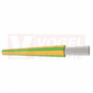 H07V-K  1x16AWG (1,5mm2) ze/žlutý, vodič jednožilový PVC, MULTI-STANDARD SC 2.1, aprobace CE / CSA / HAR / RU / UL / EAC / Fire (karton 1500m) (4160400K)