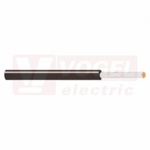 H07V-K  1x16AWG (1,5mm2) černý, vodič jednožilový PVC, MULTI-STANDARD SC 2.1, aprobace CE / CSA / HAR / RU / UL / EAC / Fire (karton 1500m) (4160401K)