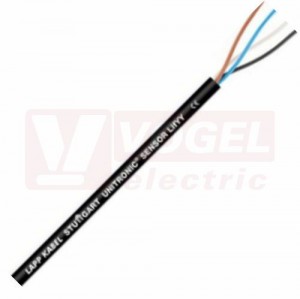 Unitronic SENSOR LifYY 4x0,25 kabel datový, pro pevné uložení, vysoce flexibilní použití, pro snímače/akční člen, černá PVC/PVC izolace, barva žil:hnědá, modrá, černá, bílá (7038899)