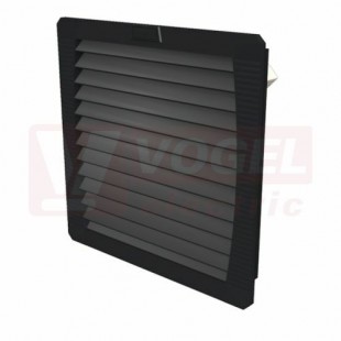 FF 42 55/230V BK ventilátor s filtrem 145m3/h, inst. výřez 223x223mm, rozměr 252/252mm, RAL9011, IP55 (2556780000)