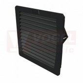 FF 43 55/230V BK ventilátor s filtrem 233m3/h, inst. výřez 223x223mm, rozměr 252/252mm, RAL9011, IP55 (2556850000)