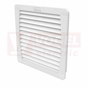 EF 40 54 GY výstupní mřížka s filtrem, inst.výřez 223x223mm, rozměr 252/252mm, RAL7035, IP54 (2557170000)