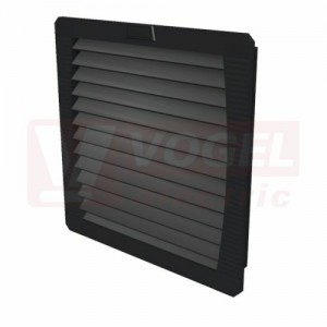 EF 40 54 BK výstupní mřížka s filtrem, inst.výřez 223x223mm, rozměr 252/252mm, RAL9011, IP54 (2557180000)