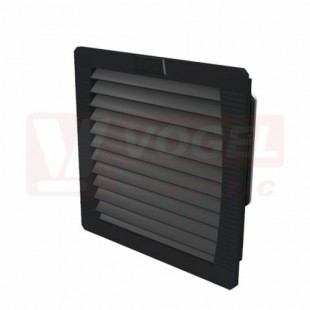 FF-EMC 32 55/230V BK ventilátor s filtrem EMC, 100m3/h, inst. výřez 178x178mm, rozměr 202/202mm, RAL9011, IP55 (2557340000)