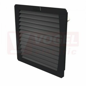 FF-EMC 42 55/230V BK ventilátor s filtrem EMC, 145m3/h, inst. výřez 223x223mm, rozměr 252/252mm, RAL9011, IP55 (2557380000)