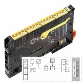 UR20-8DI-PN-FSPS-V2 Modul vzdálených I/O, IP20, Bezpečnost, Digitální signály, 8 kanálů (2464590000)